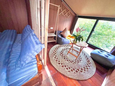 Deluxe Double Room with Balcony and Mountain View — Surelee Homestay & Sapa Trekking Tours by Local Path